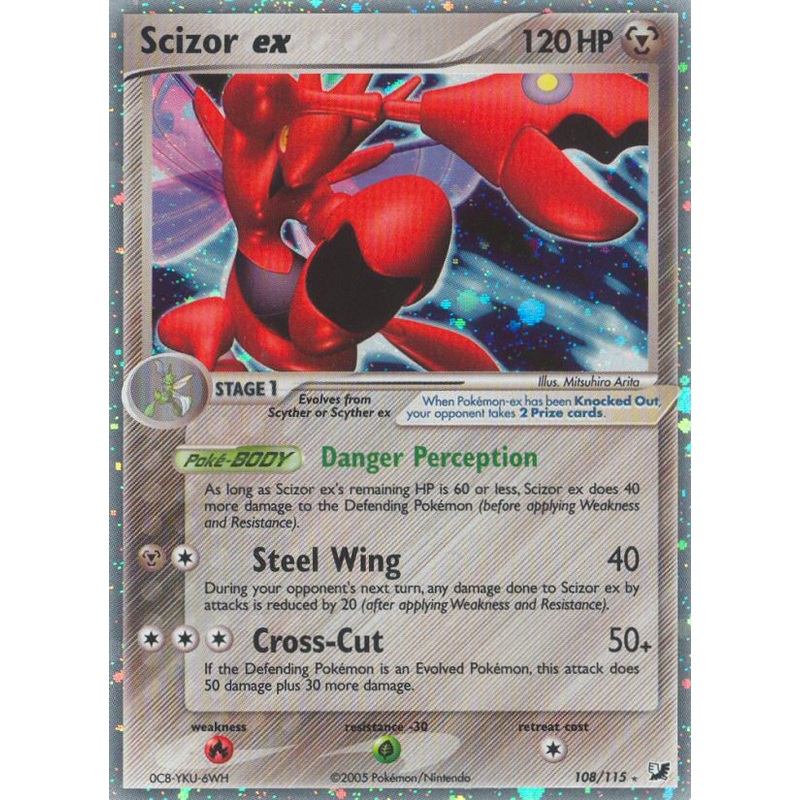 Scizor ex (108/115) [EX: Unseen Forces]