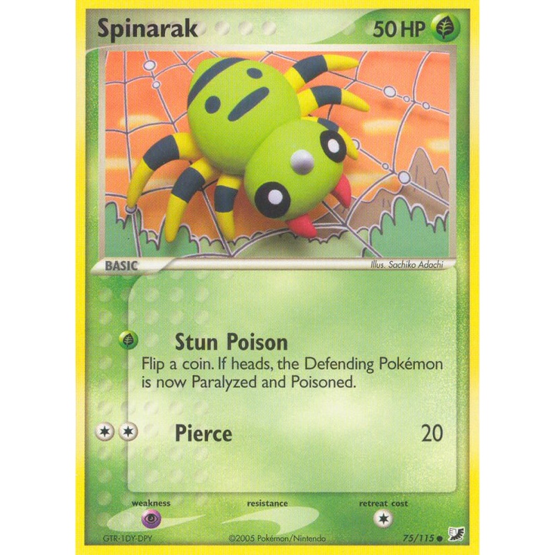 Spinarak (75/115) [EX: Unseen Forces]