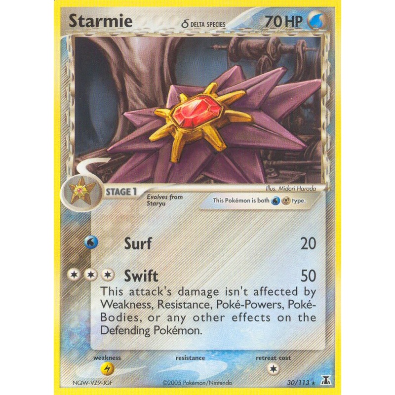 Starmie (30/113) (Delta Species) [EX: Delta Species]