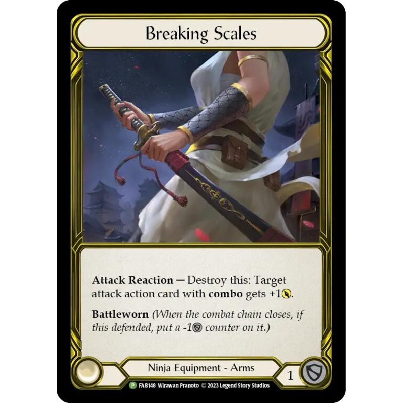 Breaking Scales (Golden) [FAB148] (Promo)  Cold Foil