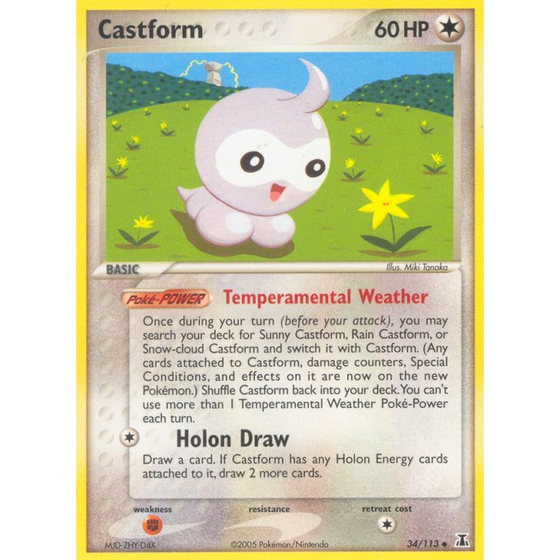Castform (34/113) [EX: Delta Species]