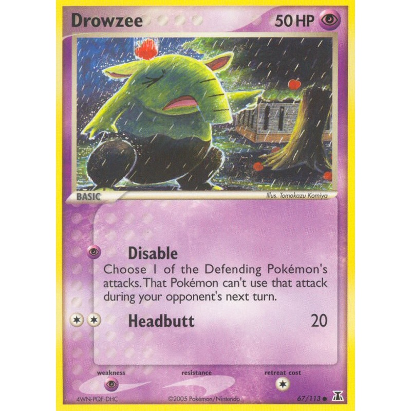 Drowzee (67/113) [EX: Delta Species]