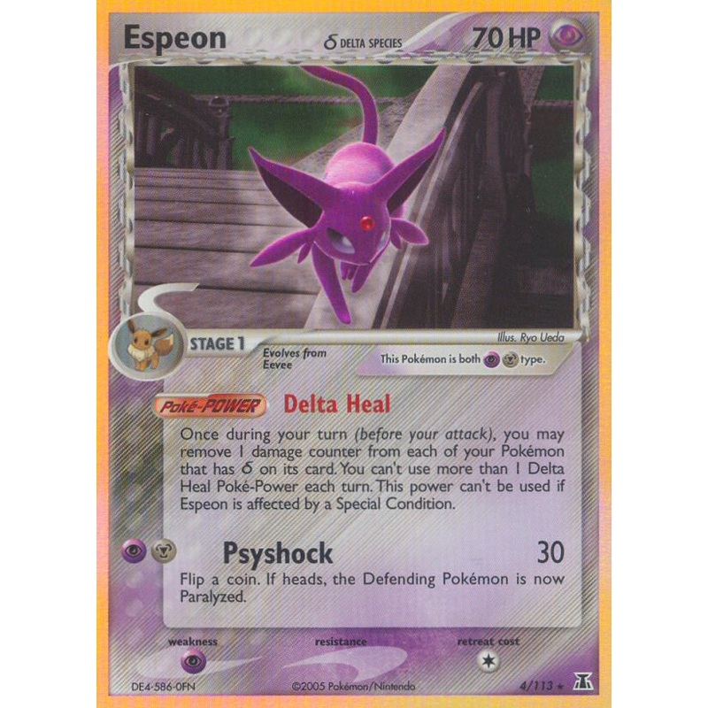 Espeon (4/113)(Delta Species) [EX: Delta Species]