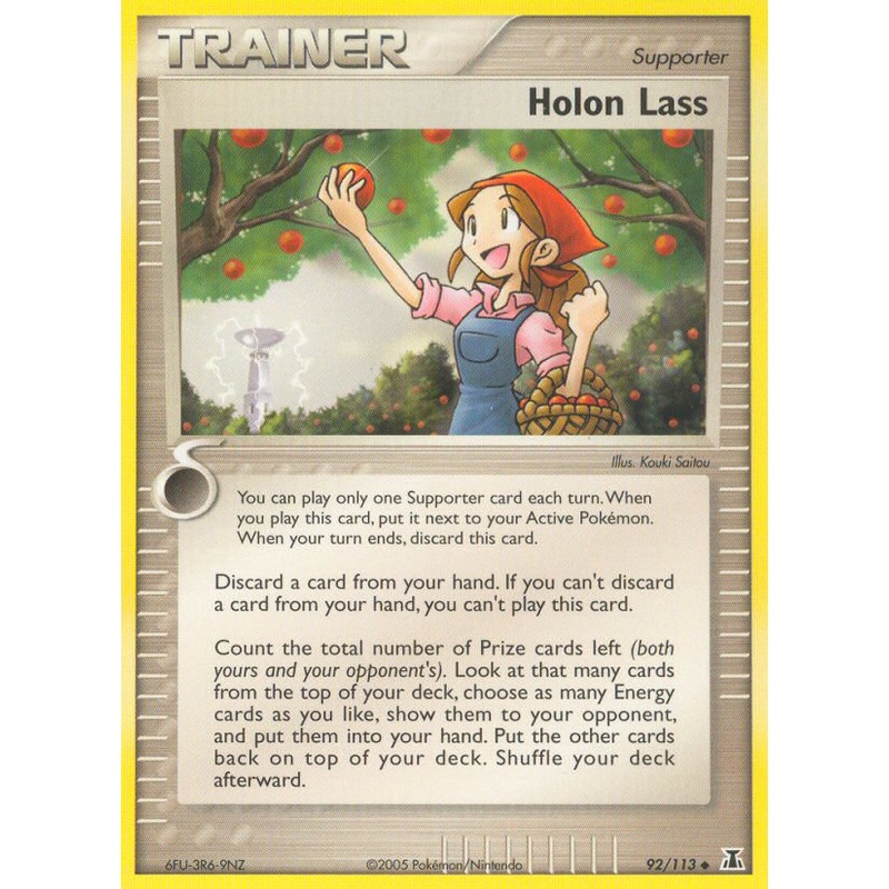 Holon Lass (92/113) [EX: Delta Species]