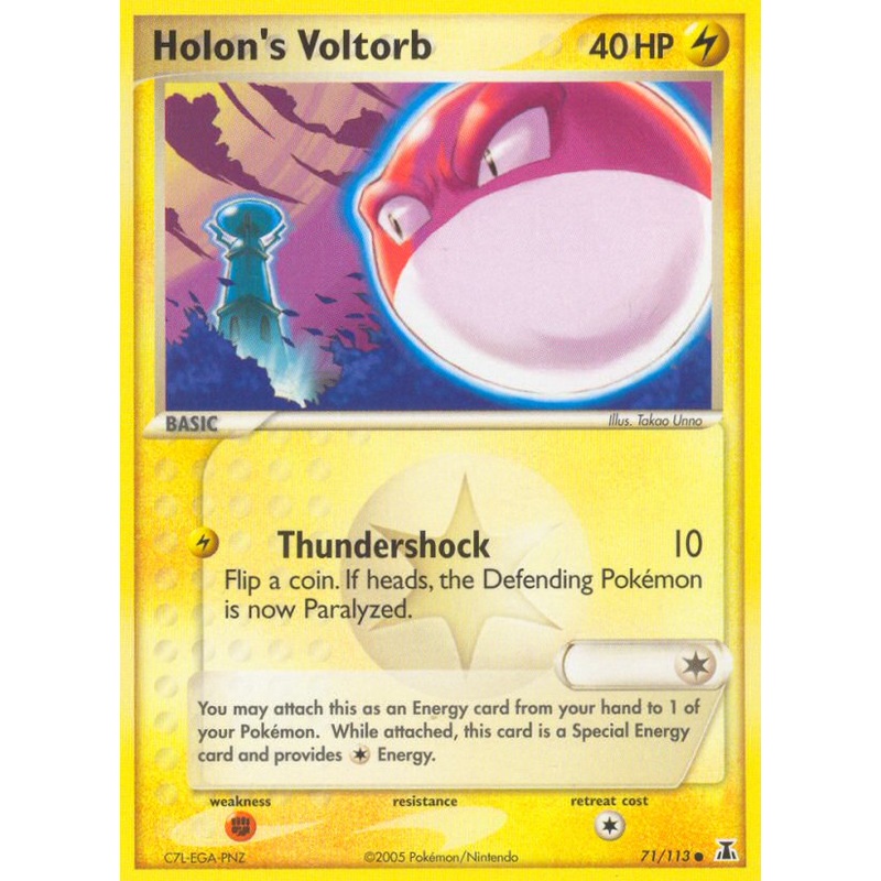 Holon's Voltorb (71/113) [EX: Delta Species]