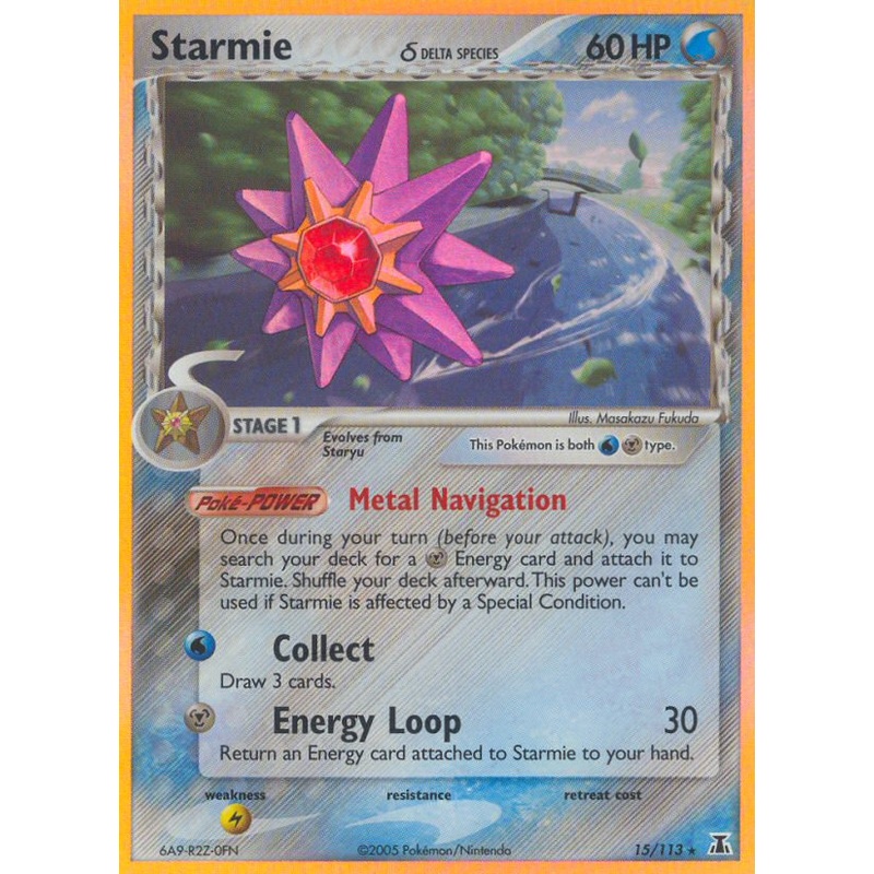 Starmie (15/113) (Delta Species) [EX: Delta Species]