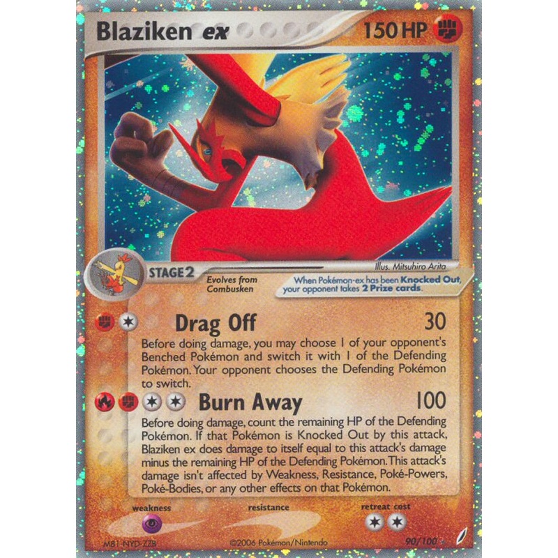 Blaziken ex (90/100) [EX: Crystal Guardians]