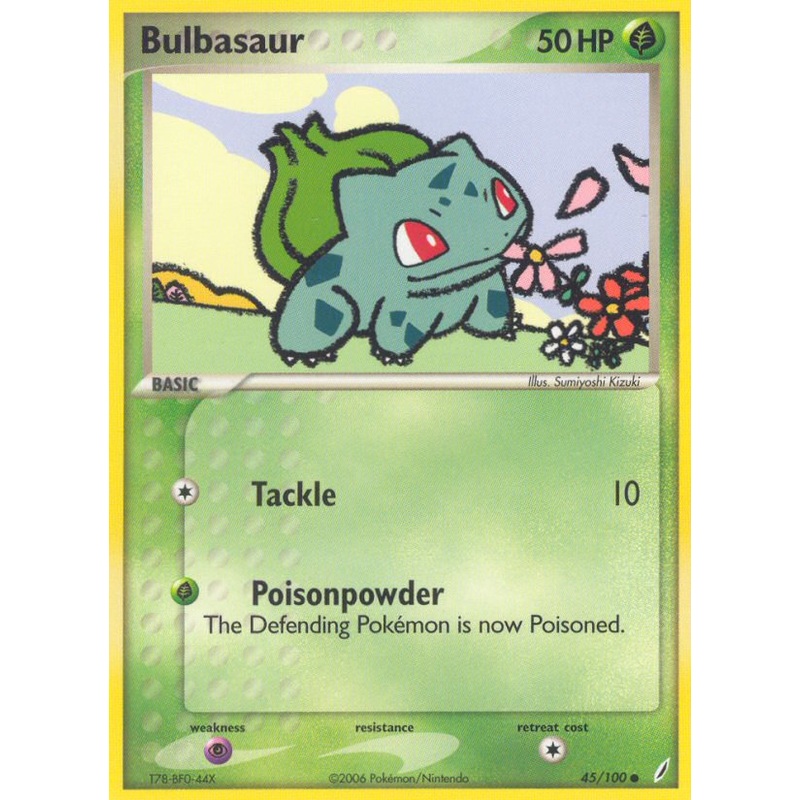 Bulbasaur (45/100) [EX: Crystal Guardians]