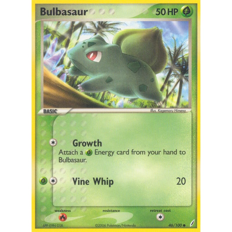 Bulbasaur (46/100) [EX: Crystal Guardians]