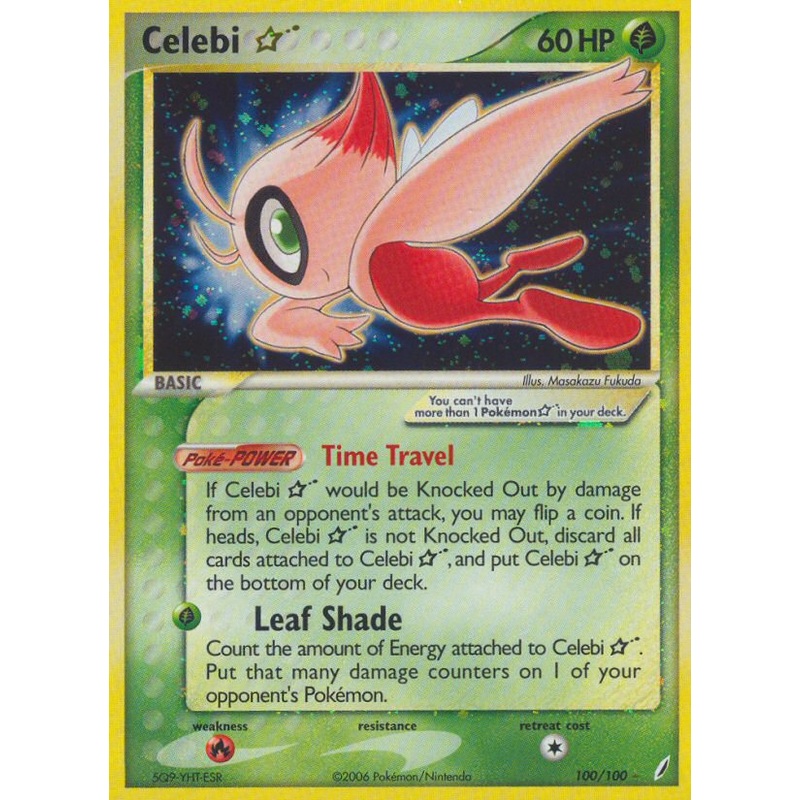 Celebi Star (100/100) [EX: Crystal Guardians]