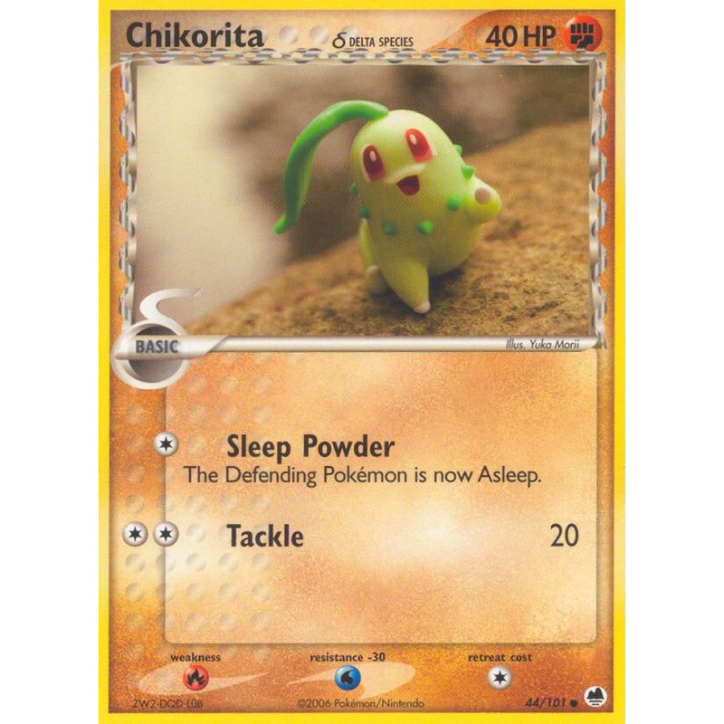 Chikorita (44/101) (Delta Species) [EX: Dragon Frontiers]