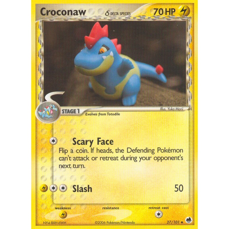 Croconaw (27/101) (Delta Species) [EX: Dragon Frontiers]