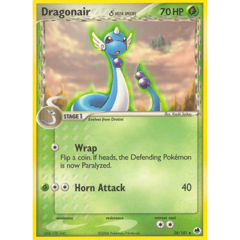 Dragonair (28/101) (Delta Species) [EX: Dragon Frontiers]