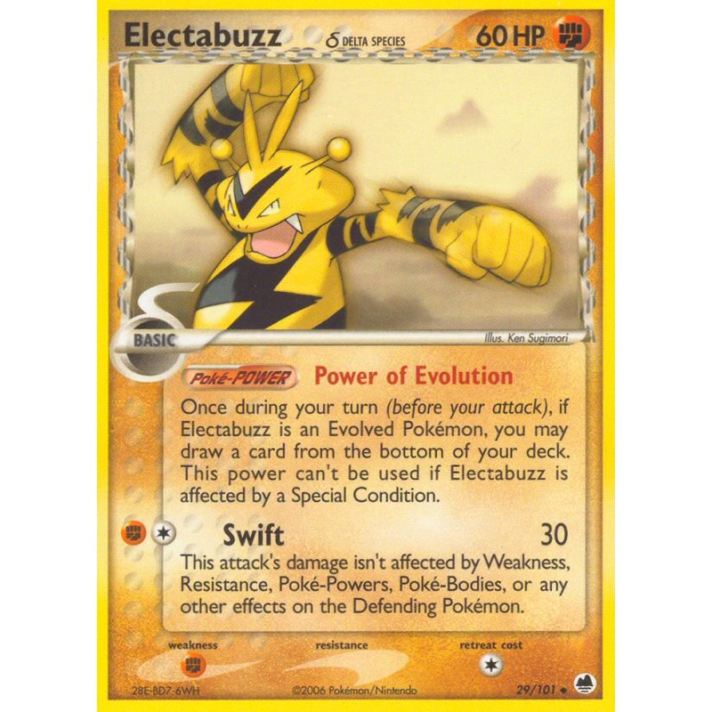Electabuzz (29/101) (Delta Species) [EX: Dragon Frontiers]