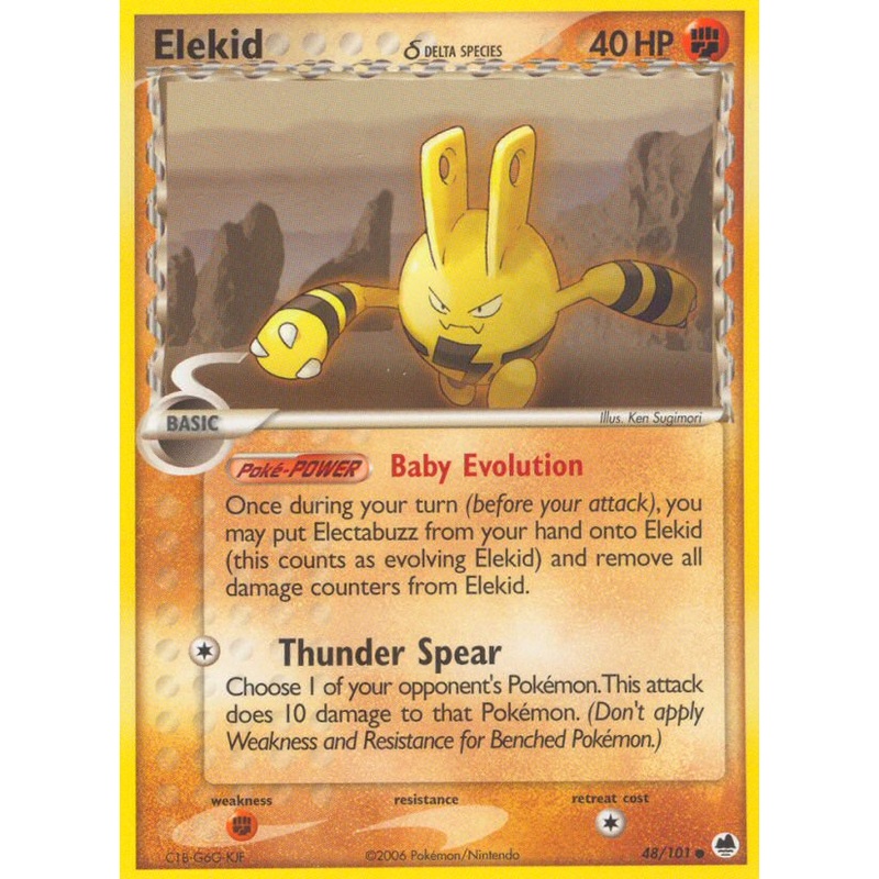 Elekid (48/101) (Delta Species) [EX: Dragon Frontiers]