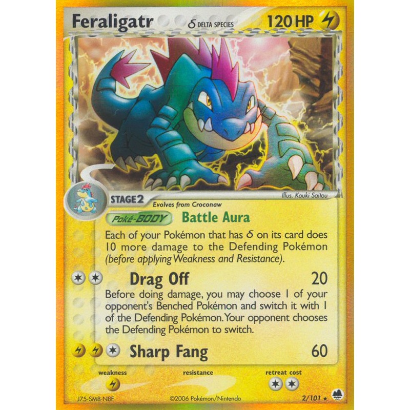 Feraligatr (2/101) (Delta Species) [EX: Dragon Frontiers]