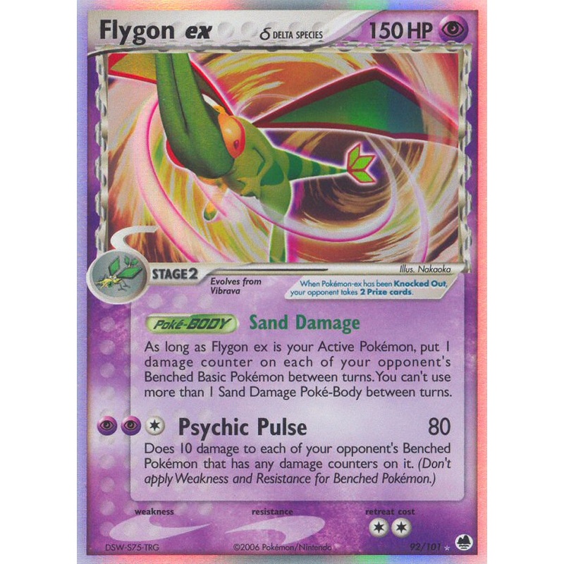 Flygon ex (92/101) (Delta Species) [EX: Dragon Frontiers]