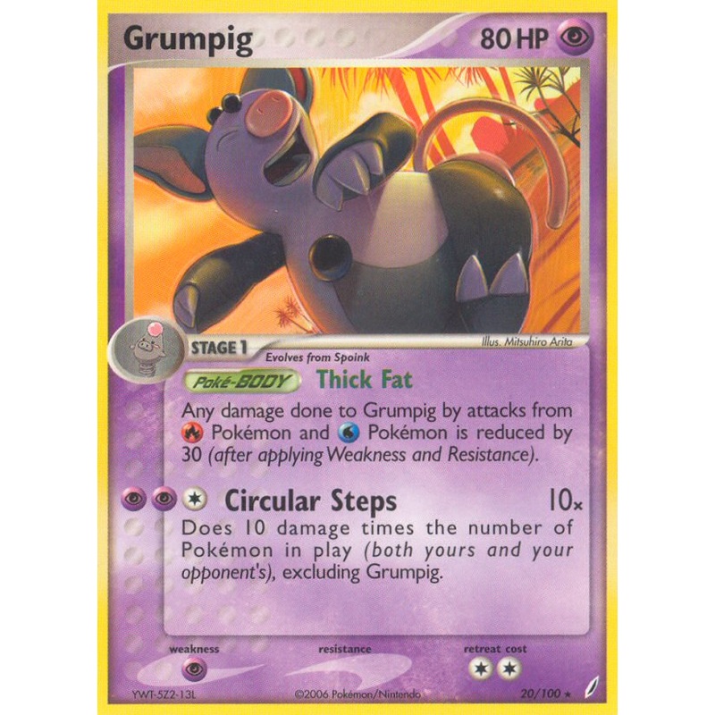 Grumpig (20/100) [EX: Crystal Guardians]