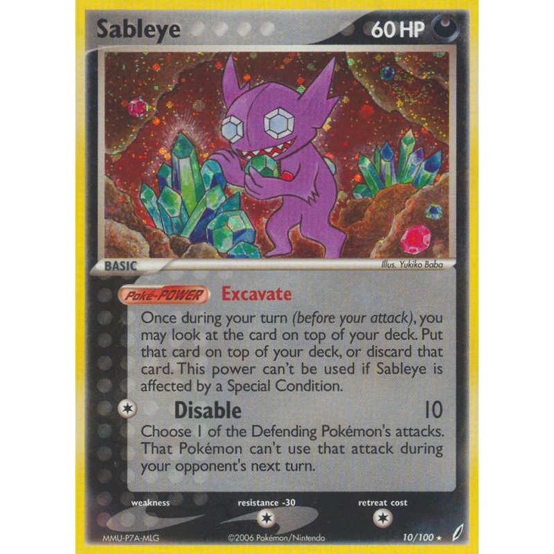 Sableye (10/100) [EX: Crystal Guardians]