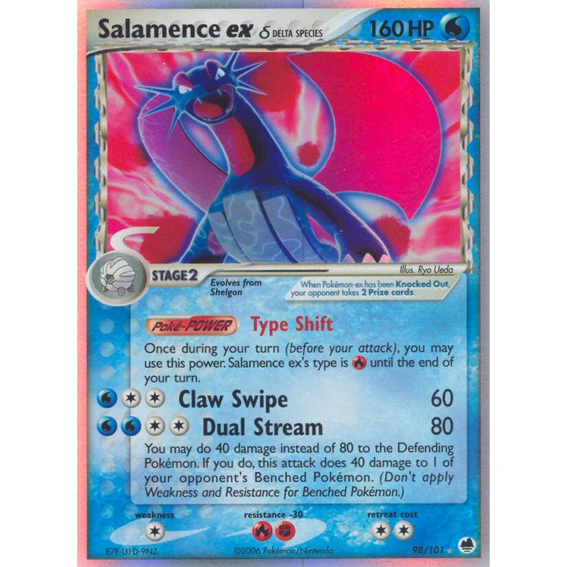 Salamence ex (98/101) (Delta Species) [EX: Dragon Frontiers]