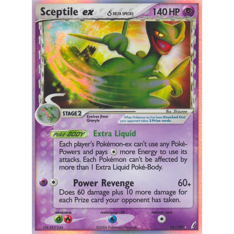 Sceptile ex (96/100) (Delta Species) [EX: Crystal Guardians]