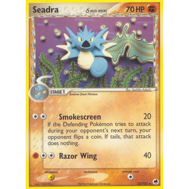 Seadra (22/101) (Delta Species) [EX: Dragon Frontiers]
