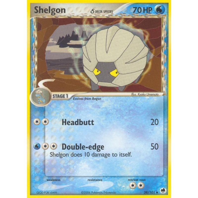 Shelgon (38/101) (Delta Species) [EX: Dragon Frontiers]