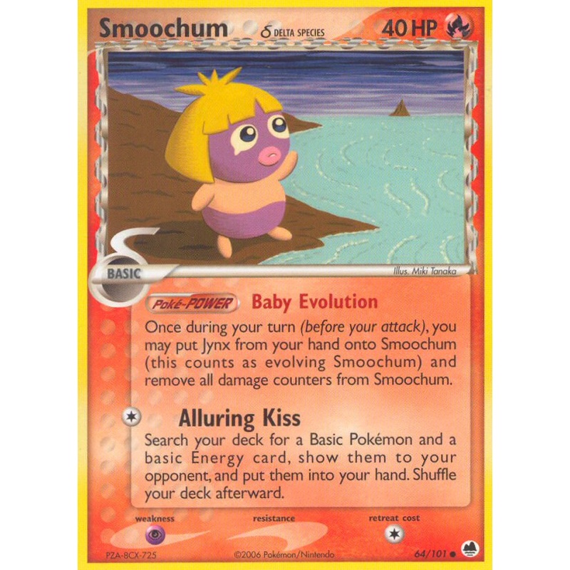 Smoochum (64/101) (Delta Species) [EX: Dragon Frontiers]