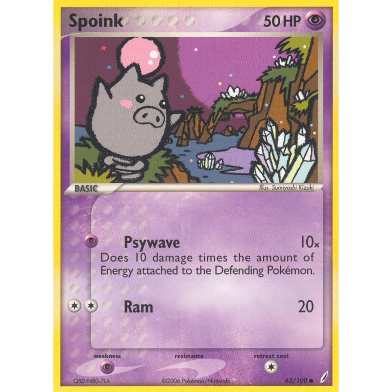 Spoink (62/100) [EX: Crystal Guardians]