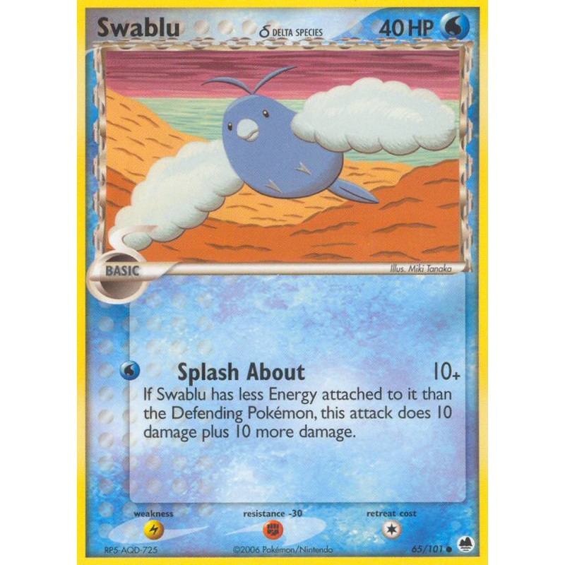 Swablu (65/101) (Delta Species) [EX: Dragon Frontiers]