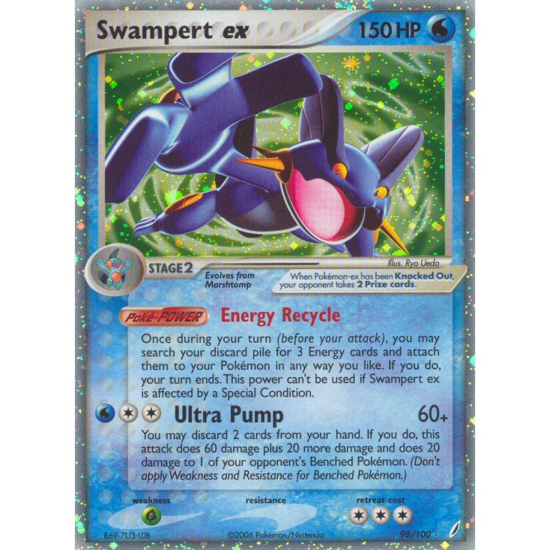 Swampert ex (98/100) [EX: Crystal Guardians]