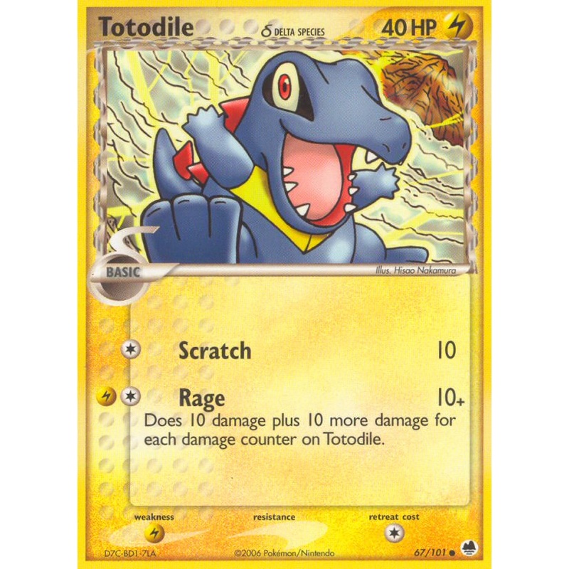 Totodile (67/101) (Delta Species) [EX: Dragon Frontiers]