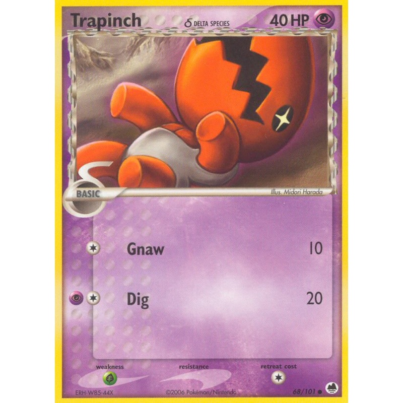 Trapinch (68/101) (Delta Species) [EX: Dragon Frontiers]