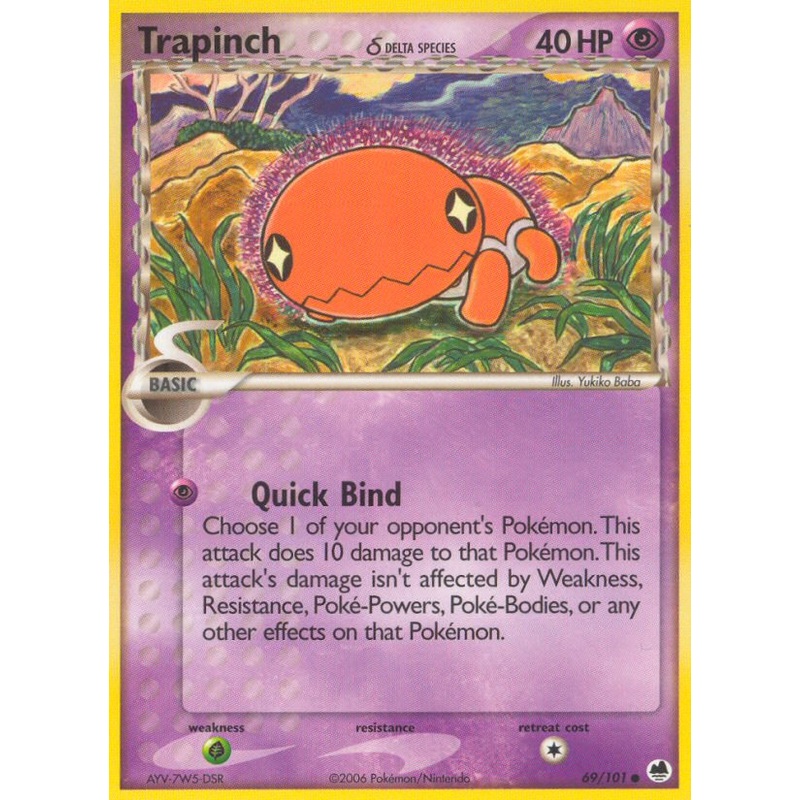 Trapinch (69/101) (Delta Species) [EX: Dragon Frontiers]