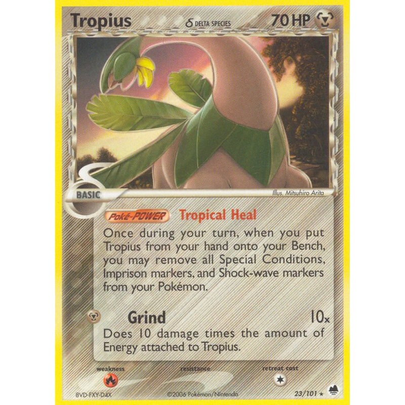 Tropius (23/101) (Delta Species) [EX: Dragon Frontiers]