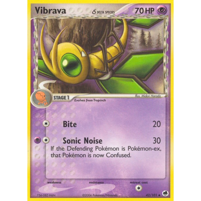 Vibrava (42/101) (Delta Species) [EX: Dragon Frontiers]