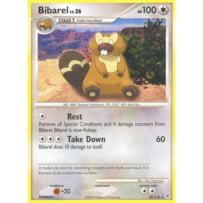Bibarel (20/130) [Diamond & Pearl: Base Set]