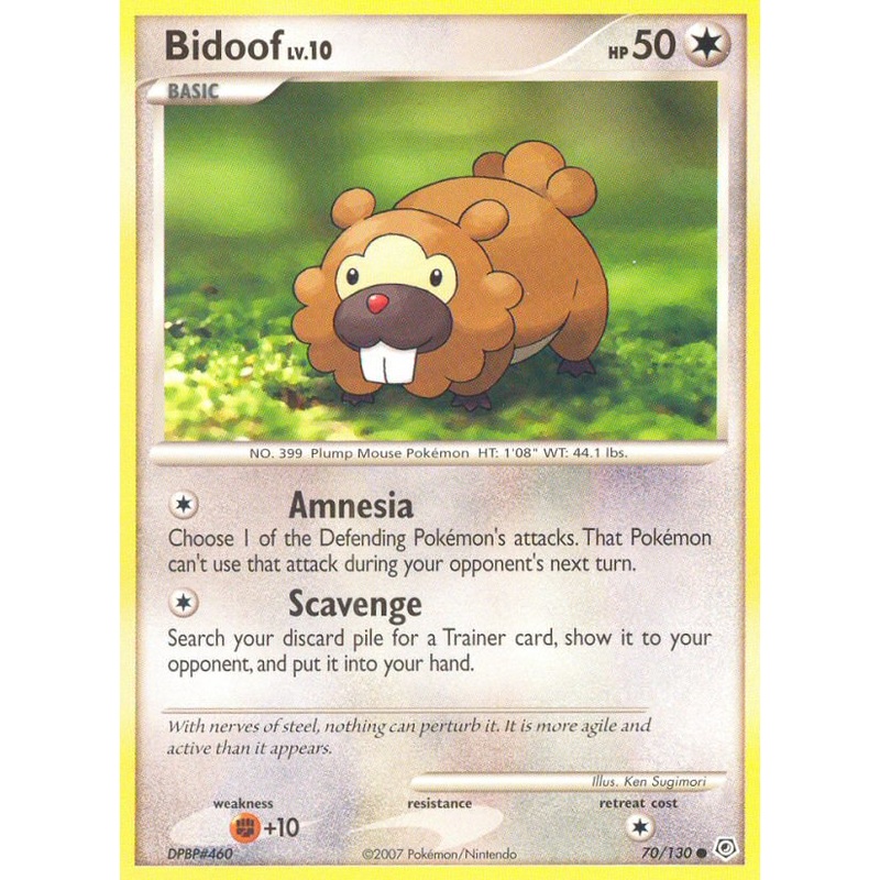 Bidoof (70/130) [Diamond & Pearl: Base Set]