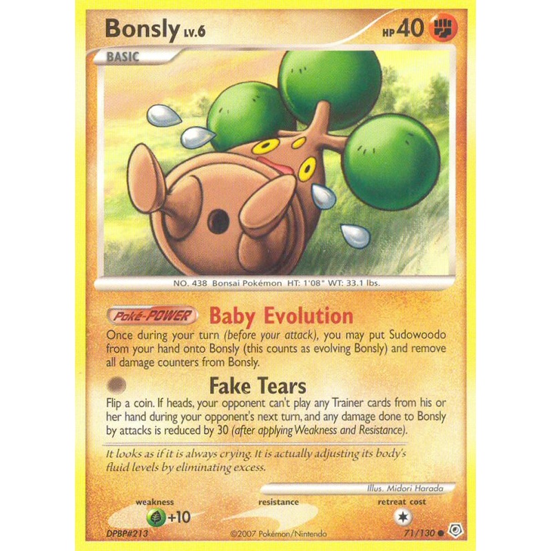 Bonsly (71/130) [Diamond & Pearl: Base Set]