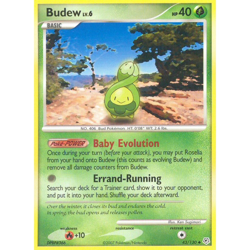Budew (43/130) [Diamond & Pearl: Base Set]