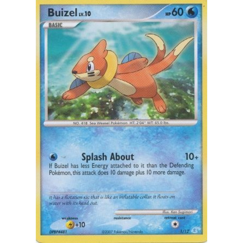 Buizel (1/12) [Diamond & Pearl: Trainer Kit - Manaphy]