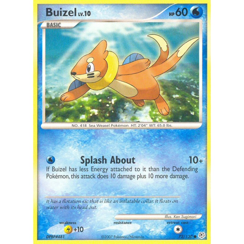 Buizel (72/130) [Diamond & Pearl: Base Set]