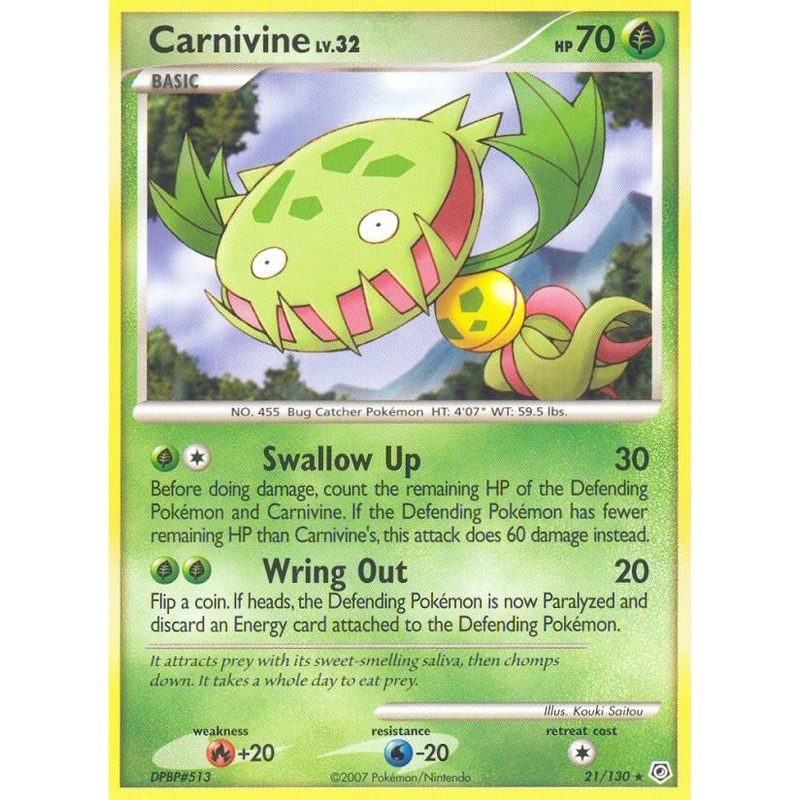 Carnivine (21/130) [Diamond & Pearl: Base Set]