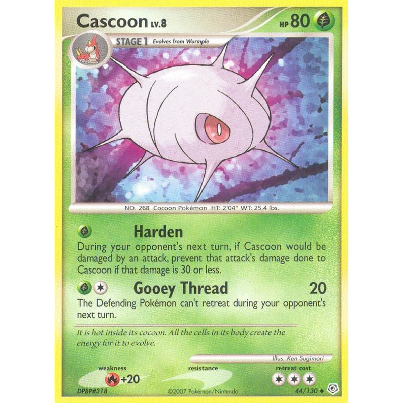 Cascoon (44/130) [Diamond & Pearl: Base Set]
