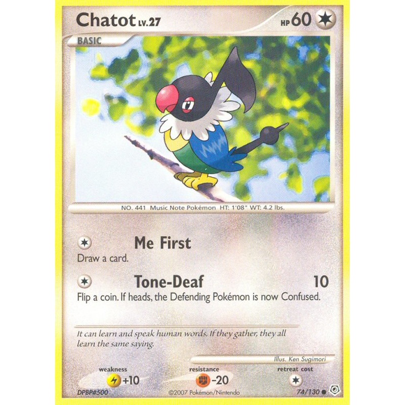 Chatot (74/130) [Diamond & Pearl: Base Set]