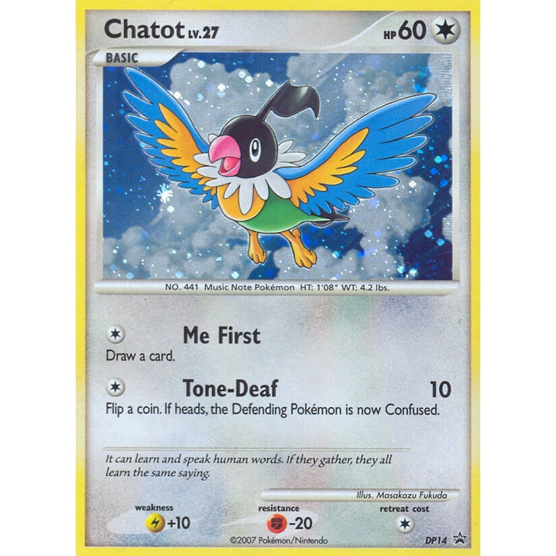 Chatot (DP14) [Diamond & Pearl: Black Star Promos]