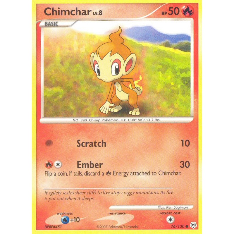 Chimchar (76/130) [Diamond & Pearl: Base Set]