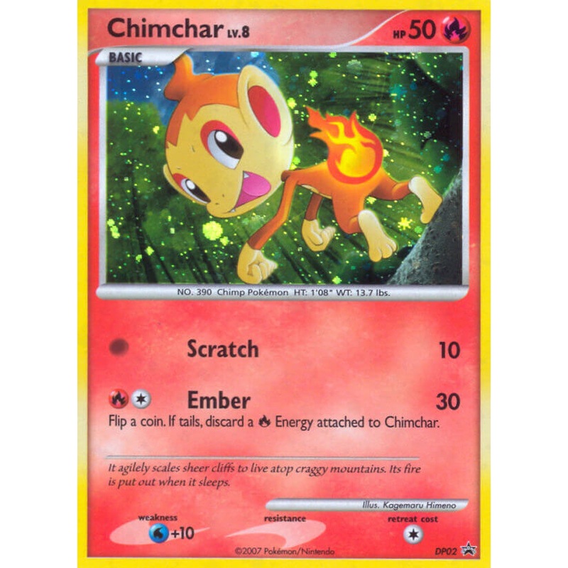Chimchar (DP02) [Diamond & Pearl: Black Star Promos]