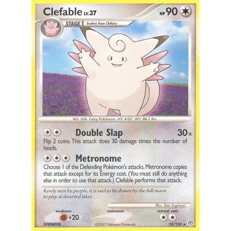 Clefable (22/130) [Diamond & Pearl: Base Set]