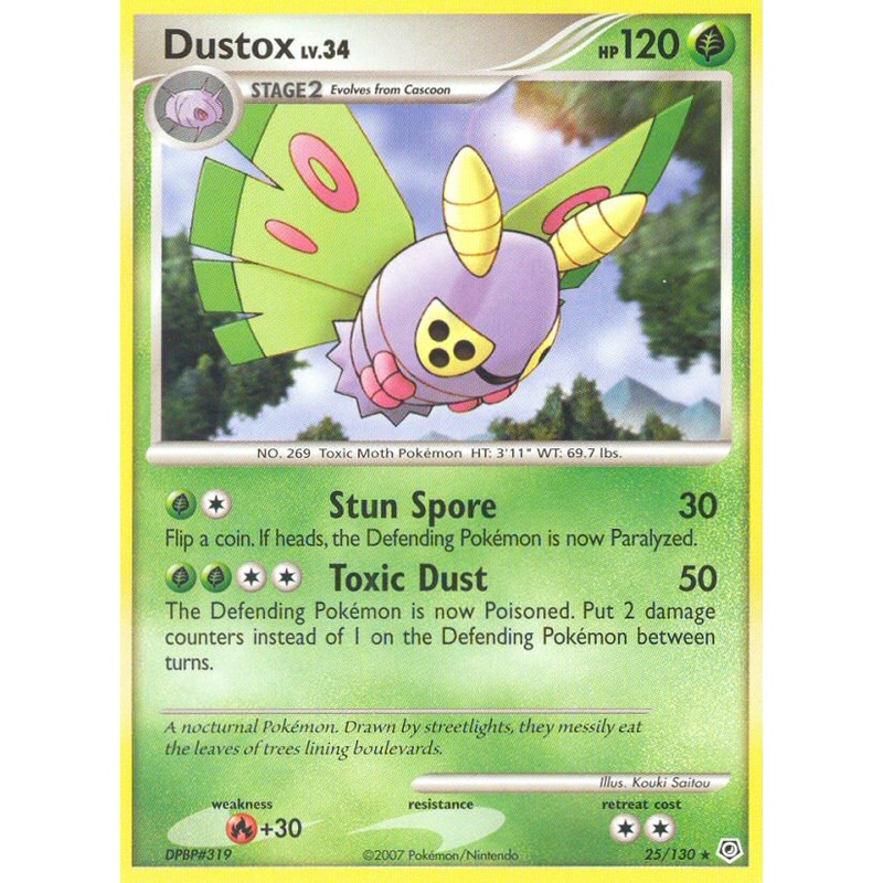 Dustox (25/130) [Diamond & Pearl: Base Set]